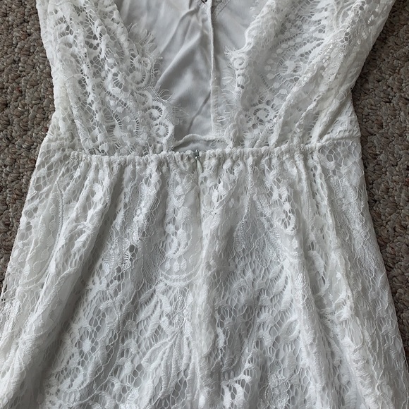 White Lace Dress, M - Picture 9 of 9